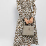 Tuckernuck HYACINTH HOUSE  Olive Floral Renee Ruffle Midi Dress Size XS Photo 0