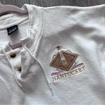 Vintage 90’s Nantucket Henley‎ pullover sweatshirt Size L Photo 2
