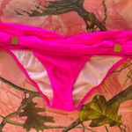 Victoria's Secret victoria’s secret pink y2k vintage 2000s gold plated bikini bottoms  Photo 0