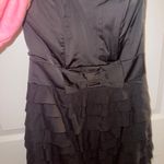 H&M Black Strapless Mini Dress Photo 2