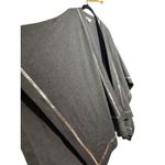 St. John Grey Cape Poncho โ Silver Trim Wool Blend, One Size Photo 3