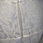 Eliza J  Cream Lace Overlay 3/4 Sleeves Sweetheart Special Event Dress Size 2 Photo 7