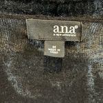 a.n.a Sweater Black Knit Flowy Cardigan Waterfall Lightweight Women Medium  Comfy Photo 4