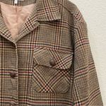 Houndstooth Vintage For Pete’s Sake Brown/Tan  Oversized Blazer Jacket Size L Photo 8