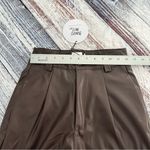 Princess Polly NWT  ORNELLA FAUX LEATHER PANTS BROWN​ Photo 7