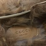 Gucci  Striped Princetown Fur Mules Lame Waves Jacquard size 36 Photo 5