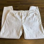 Mother Jeans Looker Petite Glass Slipper White Cropped Womens 32 Ankle Photo 4