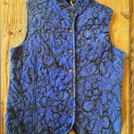 Spartelle Quilted Vest / royal blue / chained size Large Photo 0