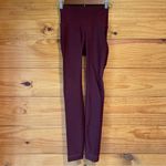 Lululemon  Zoned In Tight Leggings 27" Full Length Cassis Maroon 4 W5BBNS Workout Photo 1