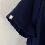 FIGS Scrub Top Navy Blue Technical Collection V Neck Single Pocket S EUC w/ LOGO Photo 6