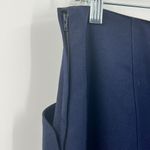 NWT VTG Mr Jaxx Virgin Wool Blue Skirt Canada Academia Secretary Preppy Nautical Size 14 Photo 4