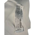 ZARA Size M White Pleated Hem Short Sleeve Midi Dress Photo 8