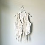 Johnny Was  Western Frey Edge Cotton Vest Size S Photo 3