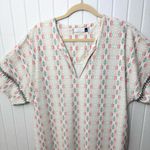 Cabana‎ Life UV Protection Shift Mint Peach Dress Size L Green Size L Photo 3