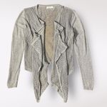 Abercrombie & Fitch Cable Knit Beachy Cover Up Sweater Womens Size M/L Gray Photo 0