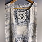 Madewell  Kyoto 100% Silk Bandana Print Top in size Small Photo 5