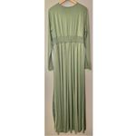 Baltic Born NWT  Arianna Maxi Dress Dusty Sage Long Sleeve Flowy Side Slit Dress Photo 5