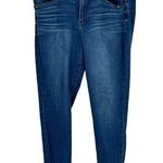 Democracy absolution plus size blue jeans pockets zip & button closure size 14 Photo 0