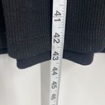 Madewell  Women's Black Ribbed pocket side slit t-shirt midi dress XL Photo 7