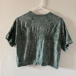 Zyia Green Cropped  Tee Photo 1