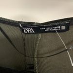 ZARA NWT  V-Neck Velvet Knot Waist Dress Size M Photo 5