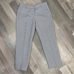 EXPRESS Editor Swiss Dot Crop Pants White Blue 2 Photo 4