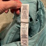 Juicy Couture size 27 Light greenish light turquoise cropped stretch jeans EUC Photo 8