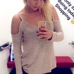 Dry Goods | Light pink/salmon heathered top Photo 2