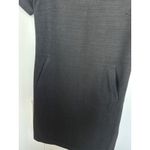 BRASS Clothing Women's Dress The A Line Black Short Sleeve Ponte Knit Pockets XS Photo 4