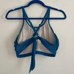 Xhilaration Xhiliration Teal swimsuit bikini top ~ women’s size large Photo 3