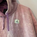 Jordan Purple Hoodie Flight Cotton Streetwear Oversized Baggy Women size Medium Photo 2