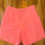 Vintage 2 piece coral set pull on short & button up collar shirt lightweight SM Pink Photo 4