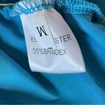 Mundefeis Light blue iridescent shimmer mini dress szM Size M Photo 9