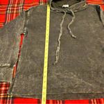 Michael Stars Michael Starr, Los Angeles, women’s waffle knit Gray Hooded Shirt Photo 3