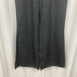 Flax  Black Linen Wide Leg Pull On Pants Sz.S Photo 2