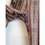 Tres Bien  Women's Leggings Flare Bell Bohemian Hippie Brown Size Medium Photo 3