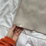 Lululemon Womens Long Sleeve Open Front Cardigan Sweater Tan Womens Size M/L White Size L Photo 8