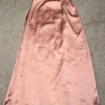 Lush Clothing Lush Silk Pink Midi Skirt  Photo 0