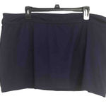 Anne cole  Plus Size Banded Swim Skirt Navy Blue 22W, MSRP $64‎ Photo 0
