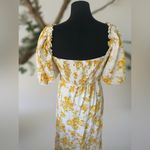 Faithfull the Brand  Gamora Midi‎ Dress Linden Floral Print SIZE M Photo 2