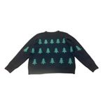 Holiday Time Navy Christmas Tree Ugly Sweater 1X (16W-18W) Sequin Detail NWT Photo 2