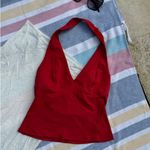 Free People NWT, Red Halter Top β Size XS Photo 1