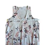 Loft  Flowy Chiffon Tank Top Floral Size Small Photo 2