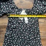 Billabong Women’s Truly Romantic Floral Mini Dress Black Size Small 100% Viscose Photo 5