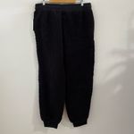 No Boundaries  Black Faux Sherpa Jogger Pants Size XL Photo 5