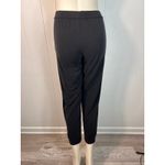 Eileen Fisher Stretch Jersey Knit Drop Pocket Ankle Pants in Black. Size XS Photo 1