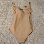 SKIMS Body Unlined Plunge Thong Bodysuit small clay NWT *dust marks* Photo 4