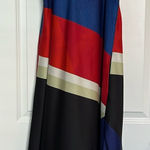 RACHEL Rachel Roy Asymmetrical Color Block Dress with Pockets Blue Size M Photo 0