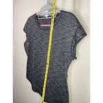 EUC LULULEMON RUN AROUND TEE SOFT FABRIC HEATHERED BLACK Sz 6 Photo 5