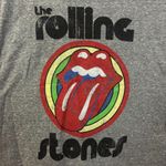The Rolling Stones Hot Lips Rock Long Sleeve Scoopneck Top M Photo 1